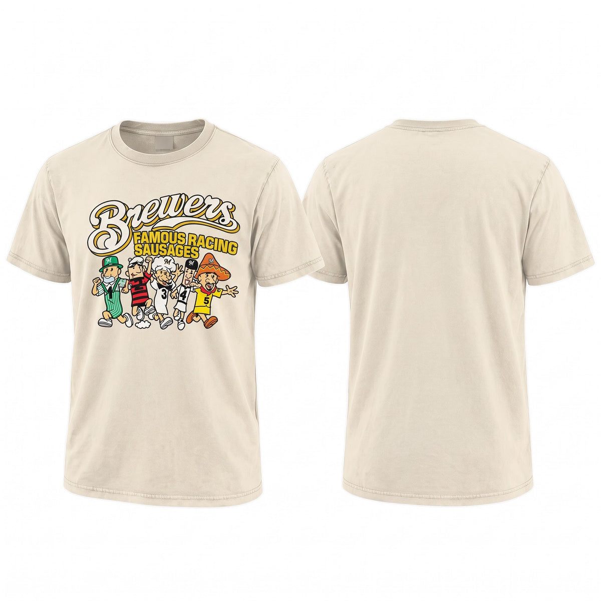 MIL Famous Racing Sausages Washed T-Shirt - Printed
