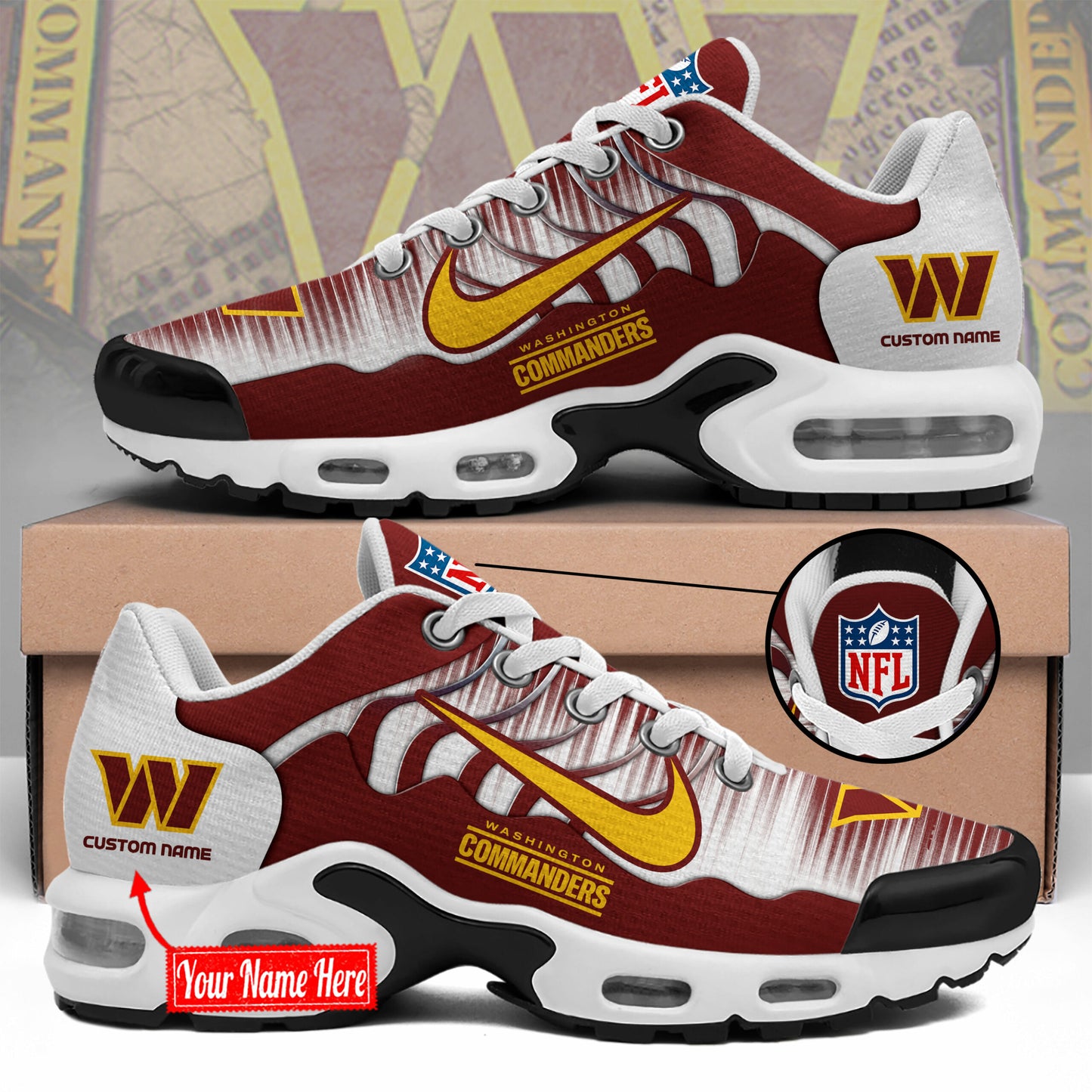 Washington Commanders 2025 New Shoes