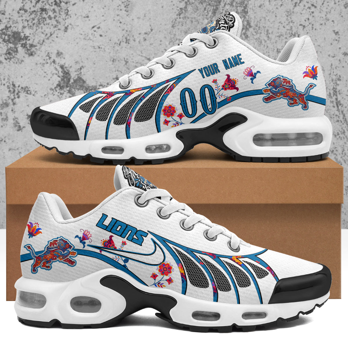 DET Día de los Muertos Edition Custom Sport Shoes