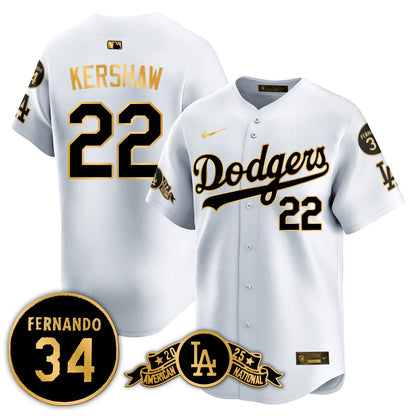 LAD 2025 National League Champions Jersey - All Stitched