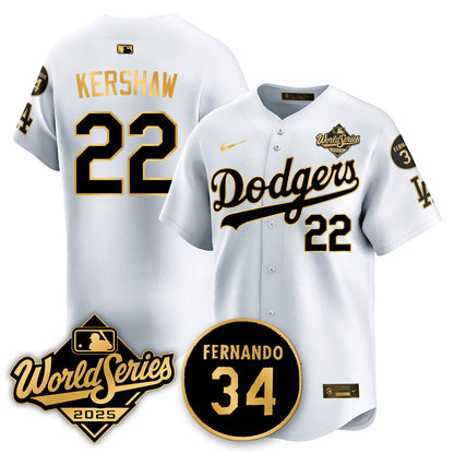 LAD 2025 National League Champions Jersey - All Stitched
