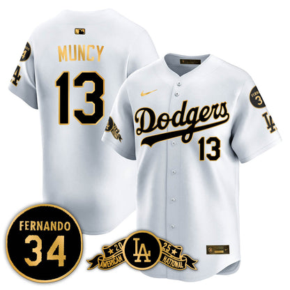 LAD 2025 National League Champions Jersey - All Stitched