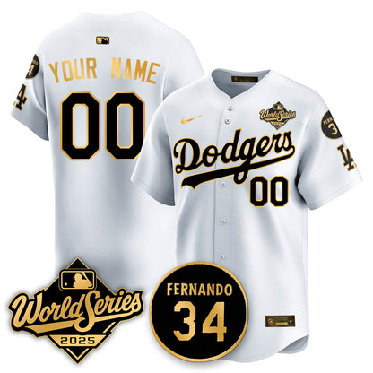 LAD 2025 National League Champions Jersey - All Stitched