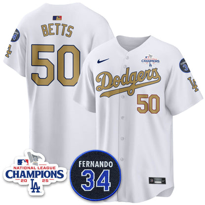 LAD 2025 NL Champions Jersey - All Stitched