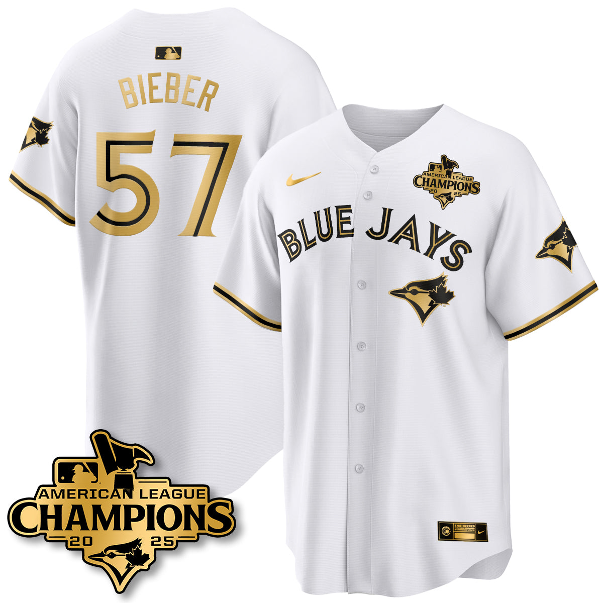 TOR 2025 American League Champions Jersey - All Stitched