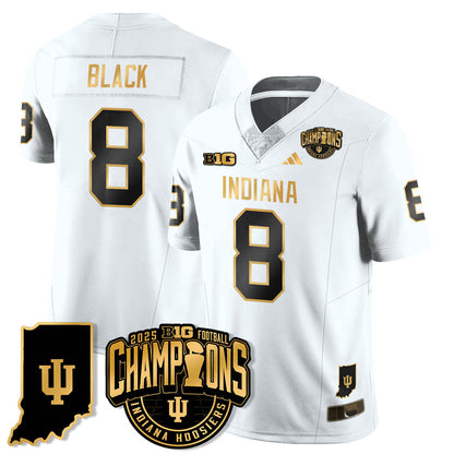 IND Vapor Limited Football Gold Jersey - Big 10 Champions - All Stitched