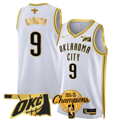 OKC 2024-25 Champions Jersey - All Stitched