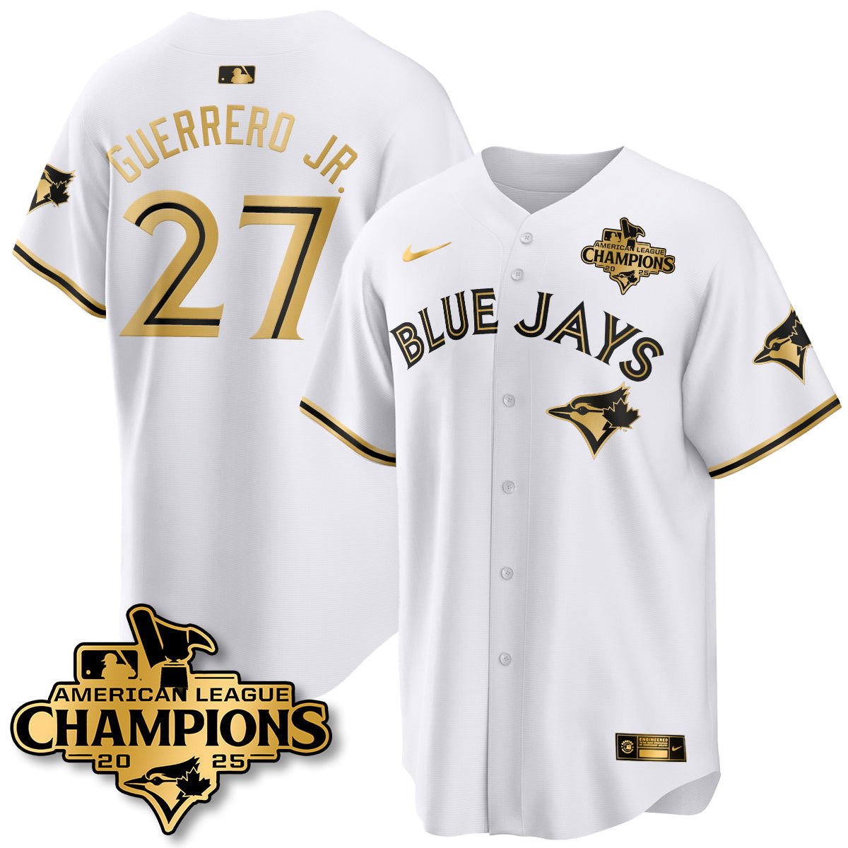 TOR 2025 American League Champions Jersey - All Stitched