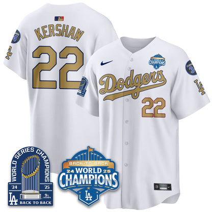 LAD 2025 World Series Champions Jersey - 9x Champs - All Stitched
