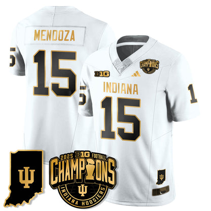 IND Vapor Limited Football Gold Jersey - Big 10 Champions - All Stitched