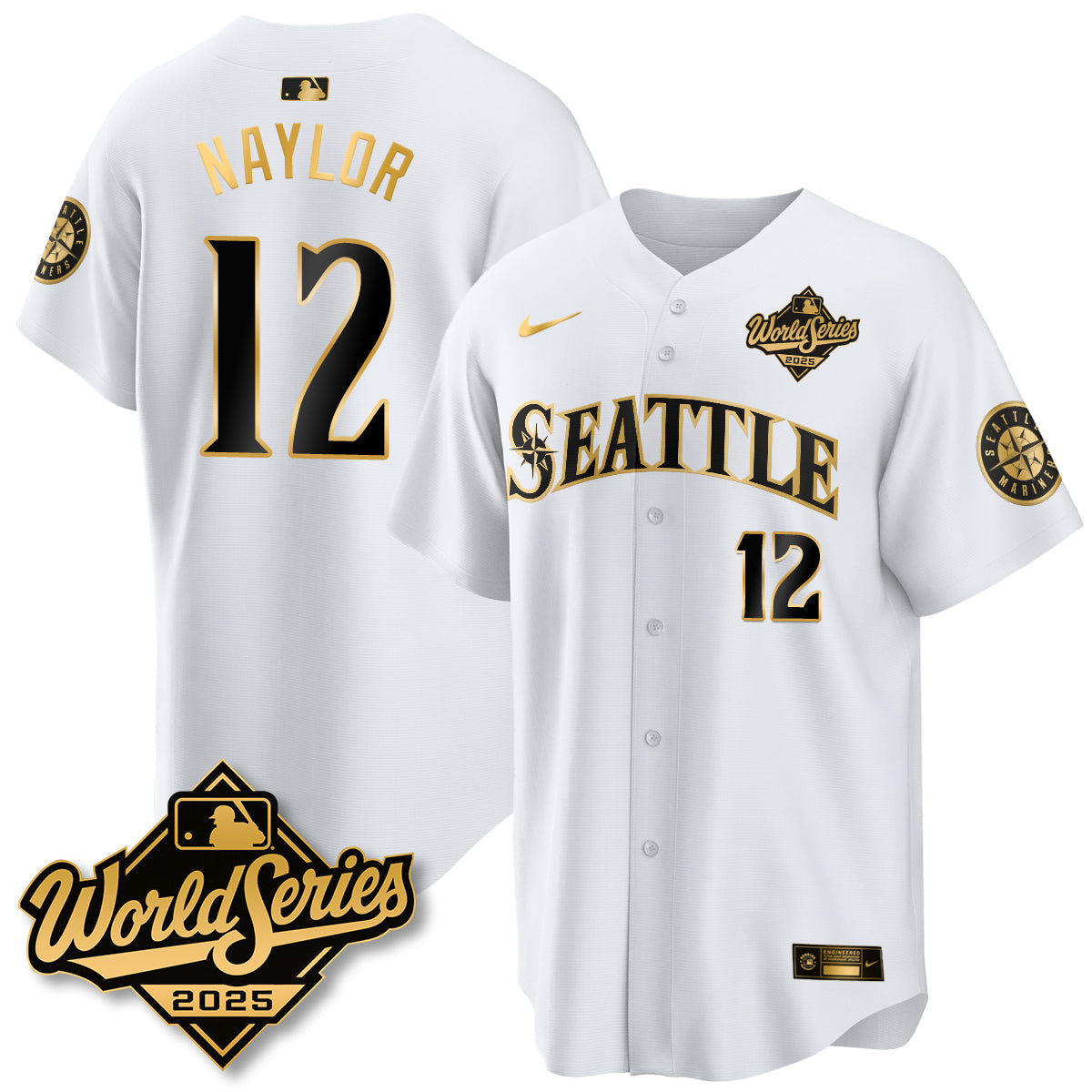 SEA 2025 World Series Gold Jersey - All Stitched