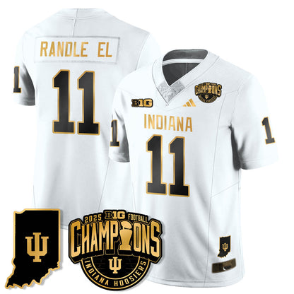 IND Vapor Limited Football Gold Jersey - Big 10 Champions - All Stitched