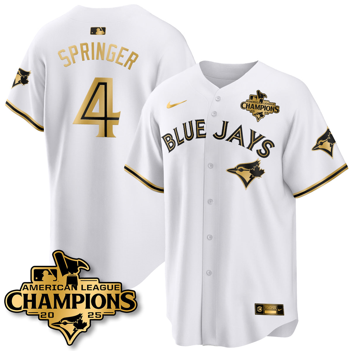 TOR 2025 American League Champions Jersey - All Stitched
