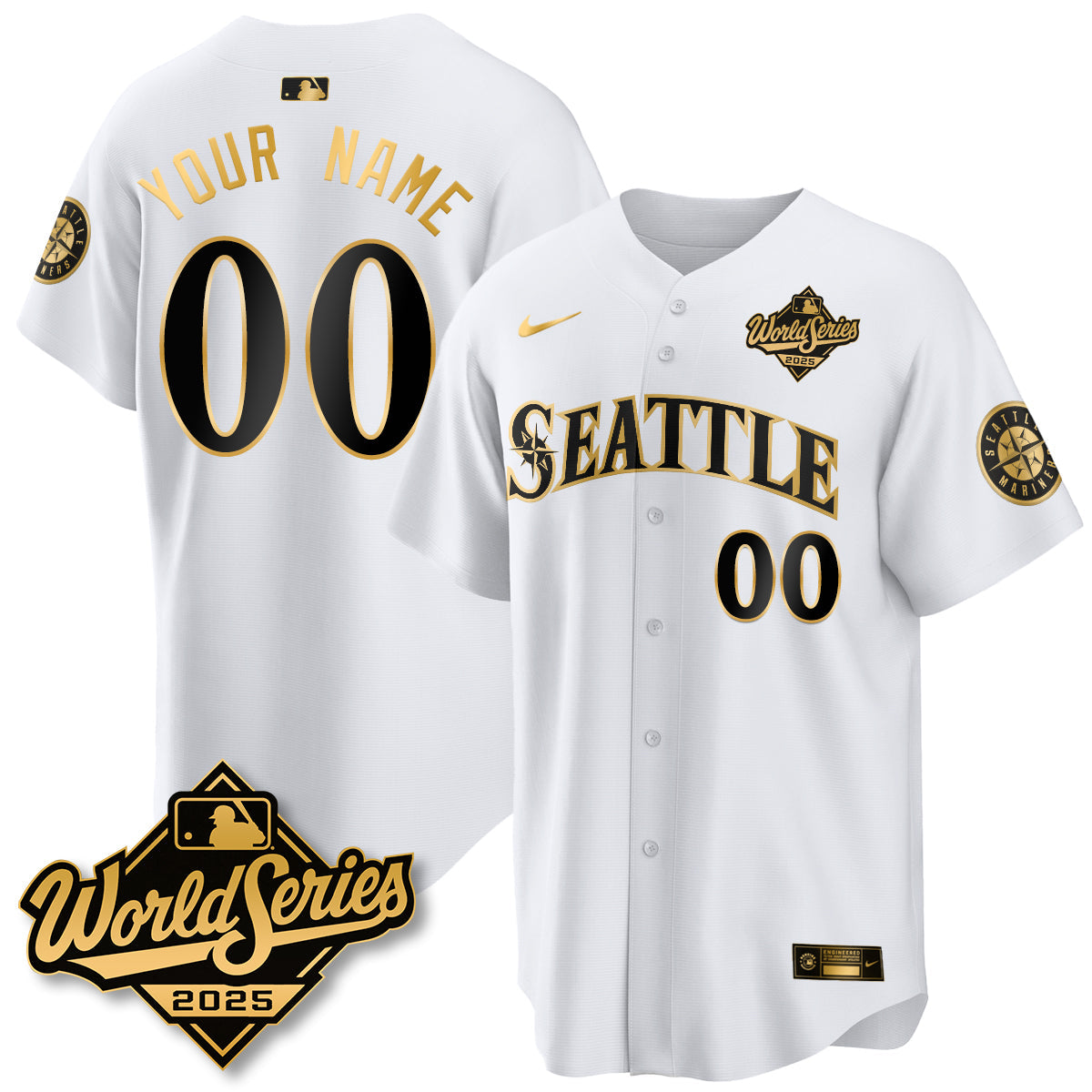 SEA 2025 World Series Gold Jersey - All Stitched