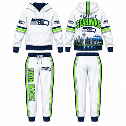 SEA Streetwear Custom Hoodie Pants Set - Printed