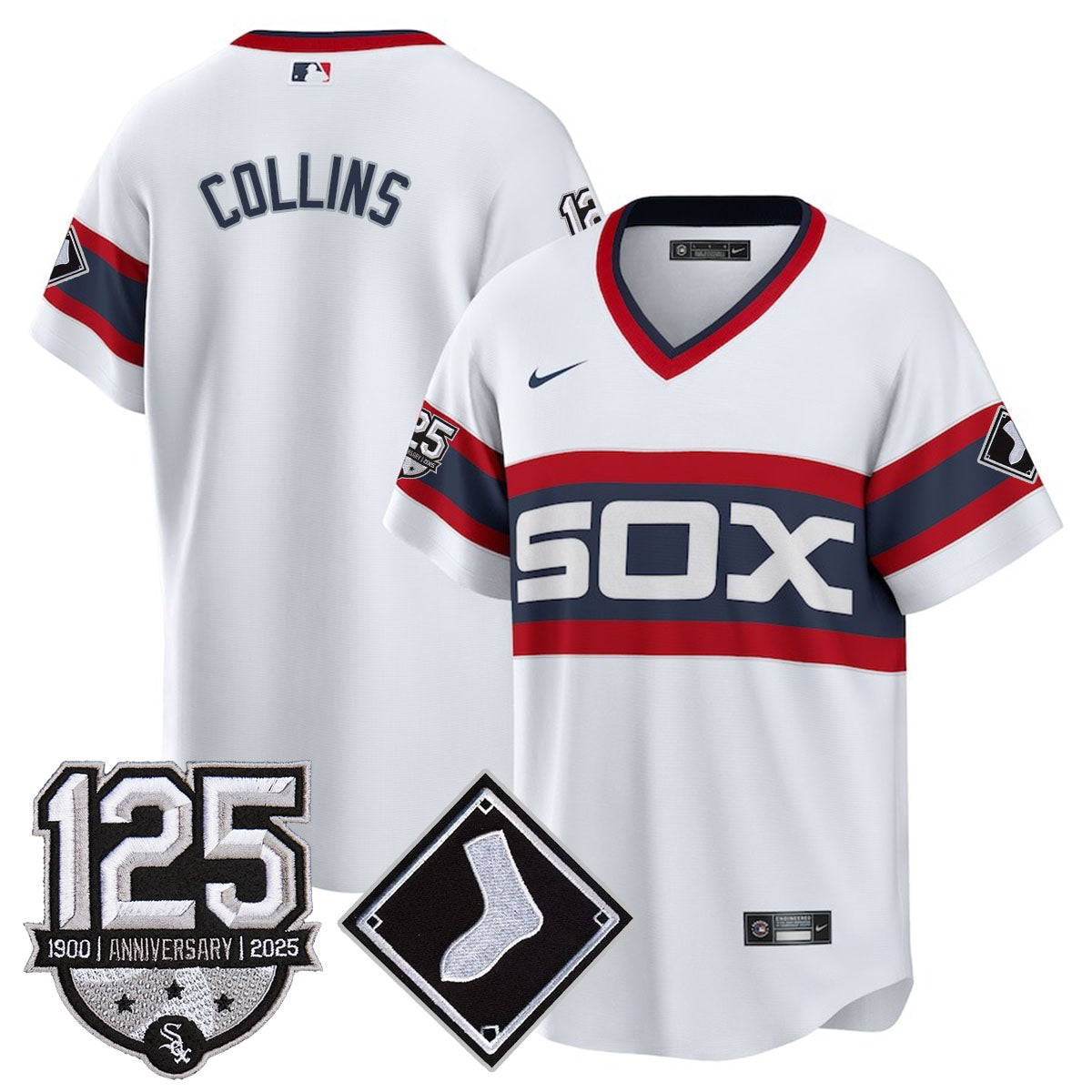 Chicago White Sox 125th Anniversary Jersey - All Stitched