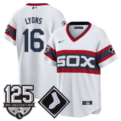 Chicago White Sox 125th Anniversary Jersey - All Stitched