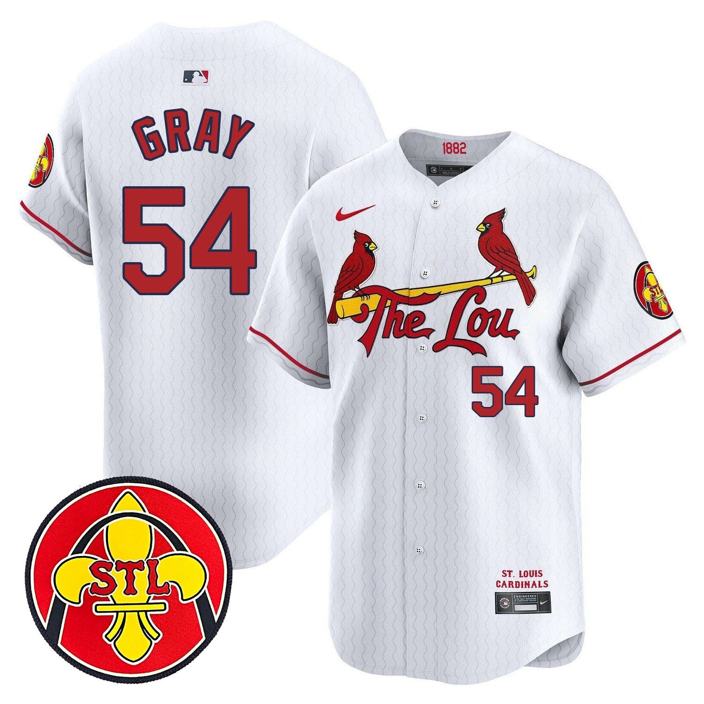 Cardinals Red 2024 City Connect Limited Jersey TLA - All Stitched