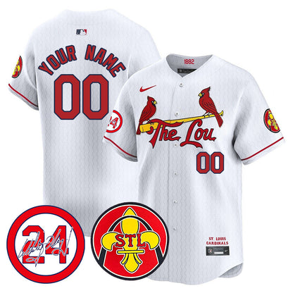 Cardinals Red 2024 City Connect Limited Custom Jersey TLA - All Stitched