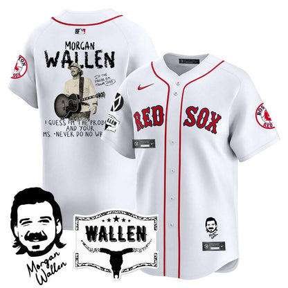 Boston Red Sox Morgan Wallen 2025 Jersey - All Stitched