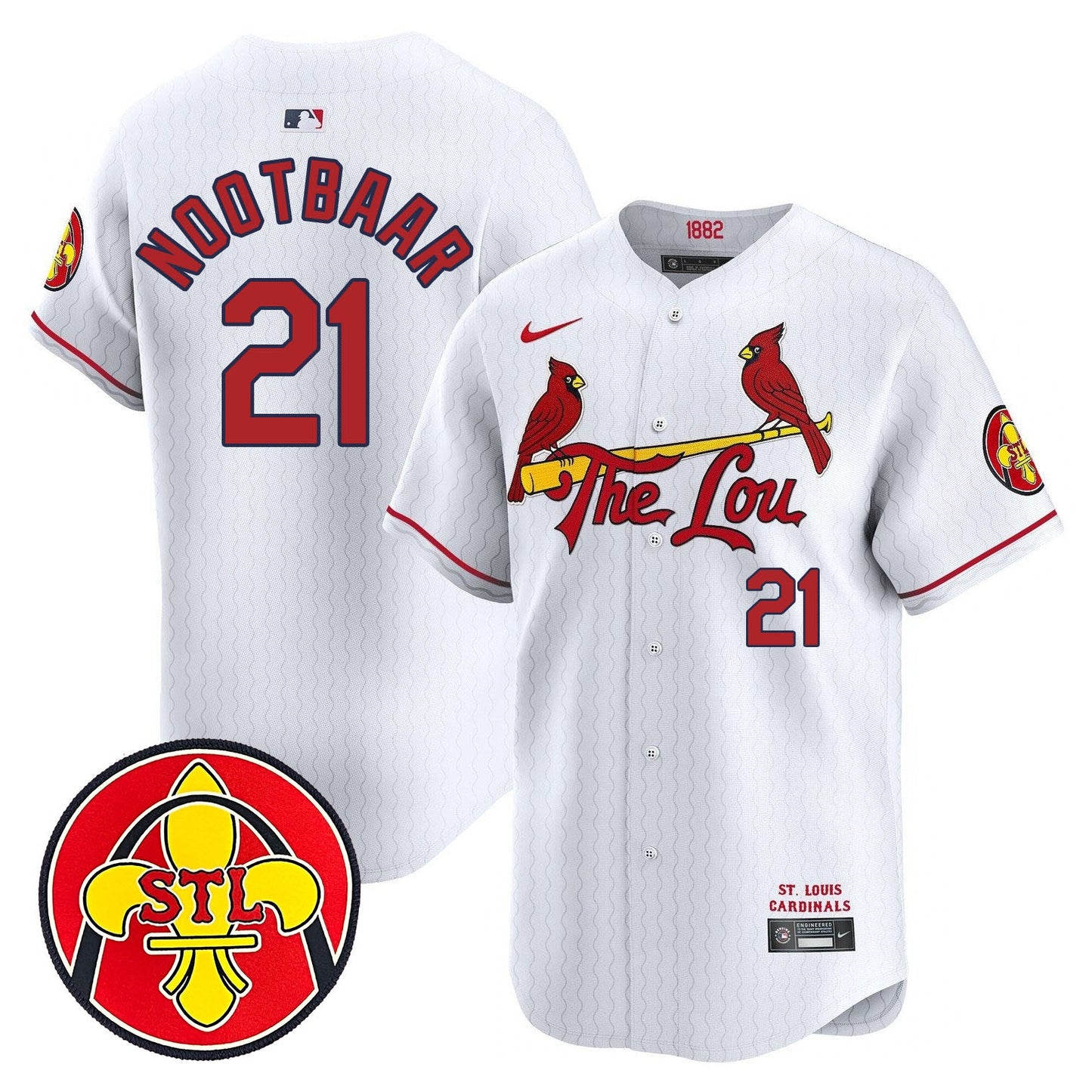 Cardinals Red 2024 City Connect Limited Jersey TLA - All Stitched