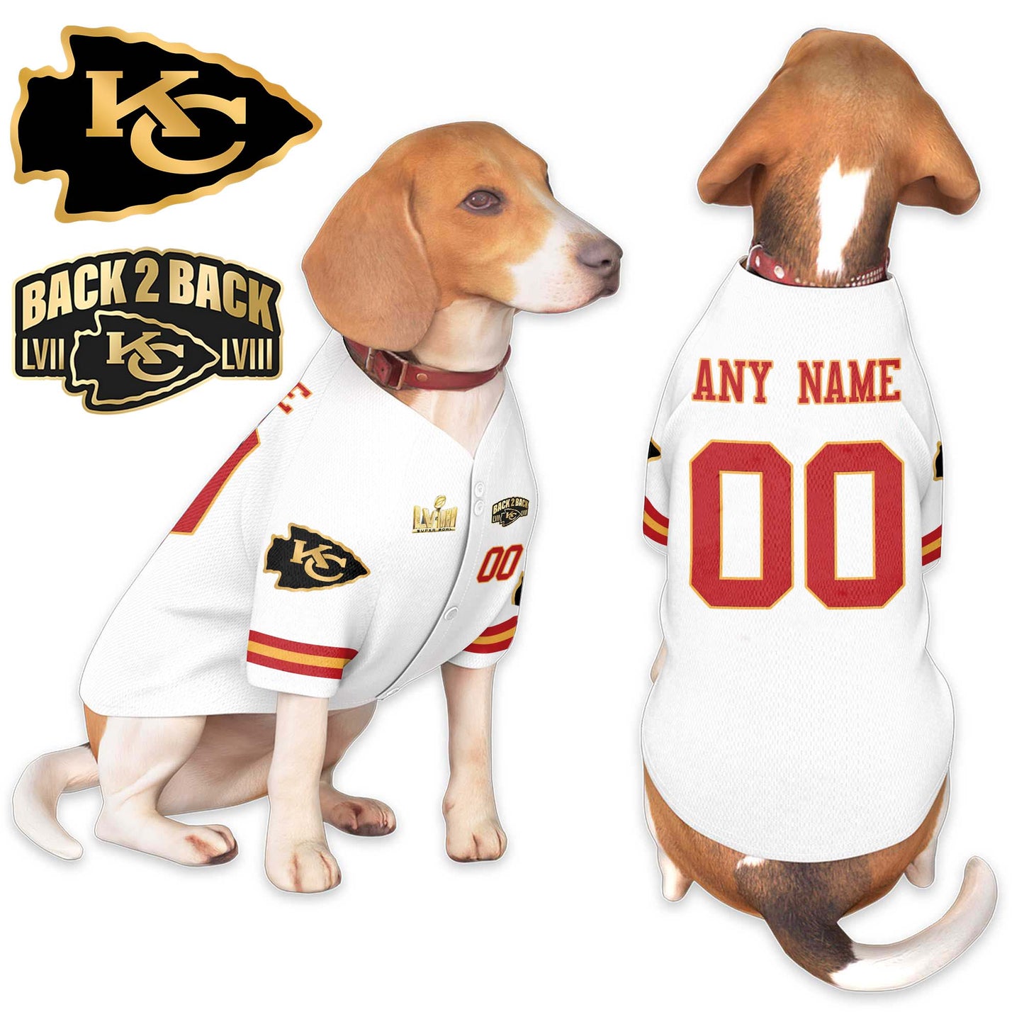 Chief Super Bowl Champions Pet Coat - Gifts for Pet Lovers