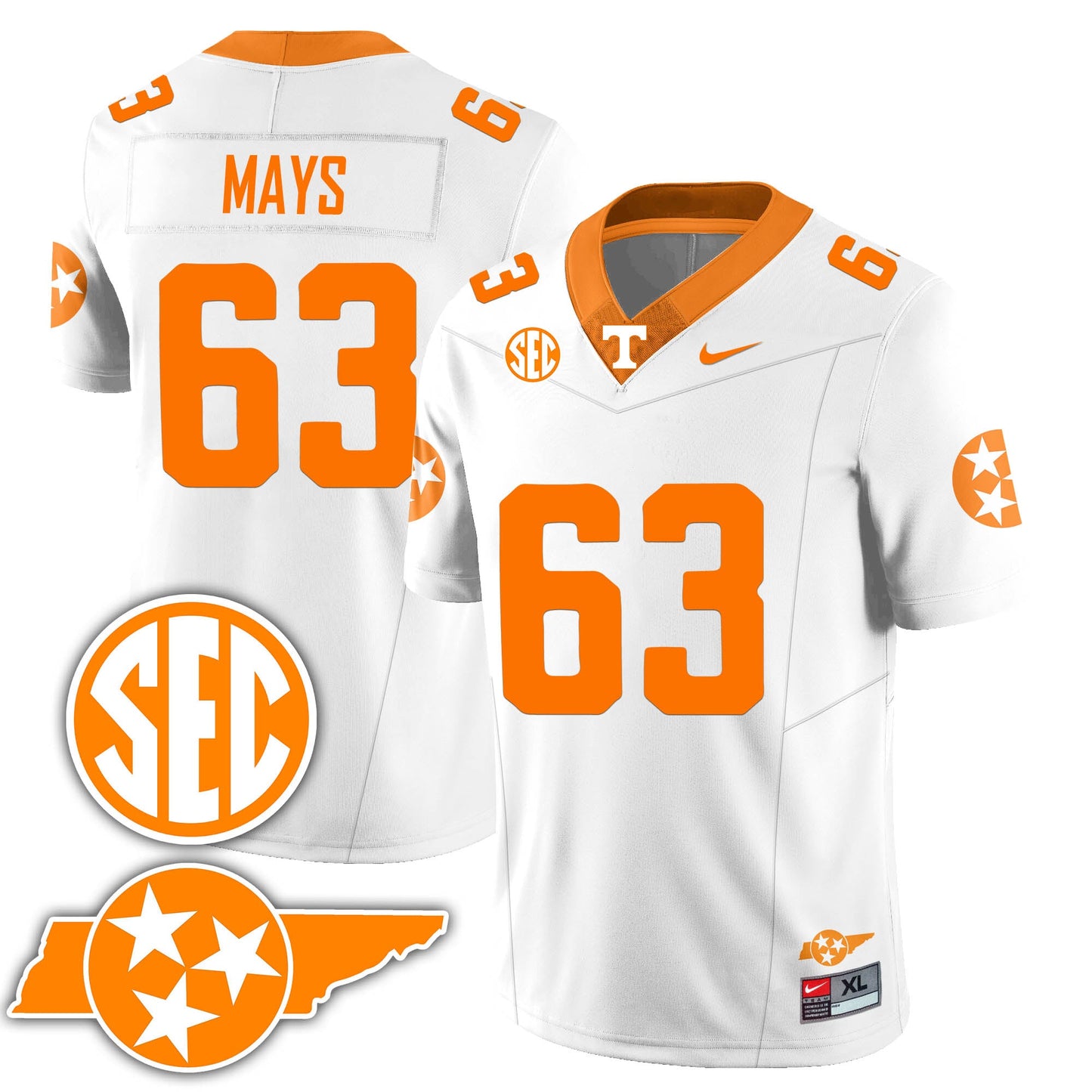 Tennessee Volunteers 2024 Football Vapor Limited Jersey - All Stitched