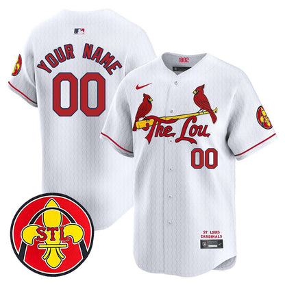 Cardinals Red 2024 City Connect Limited Custom Jersey TLA - All Stitched