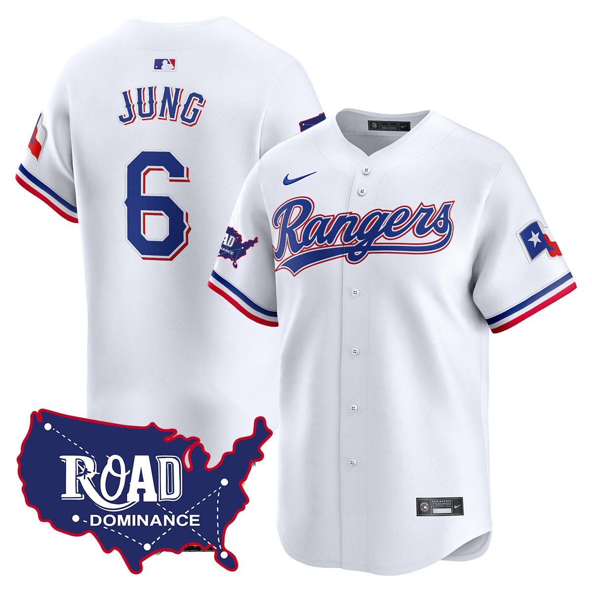 Rangers 2024 Limited Jersey TLA - Road Dominance - All Stitched