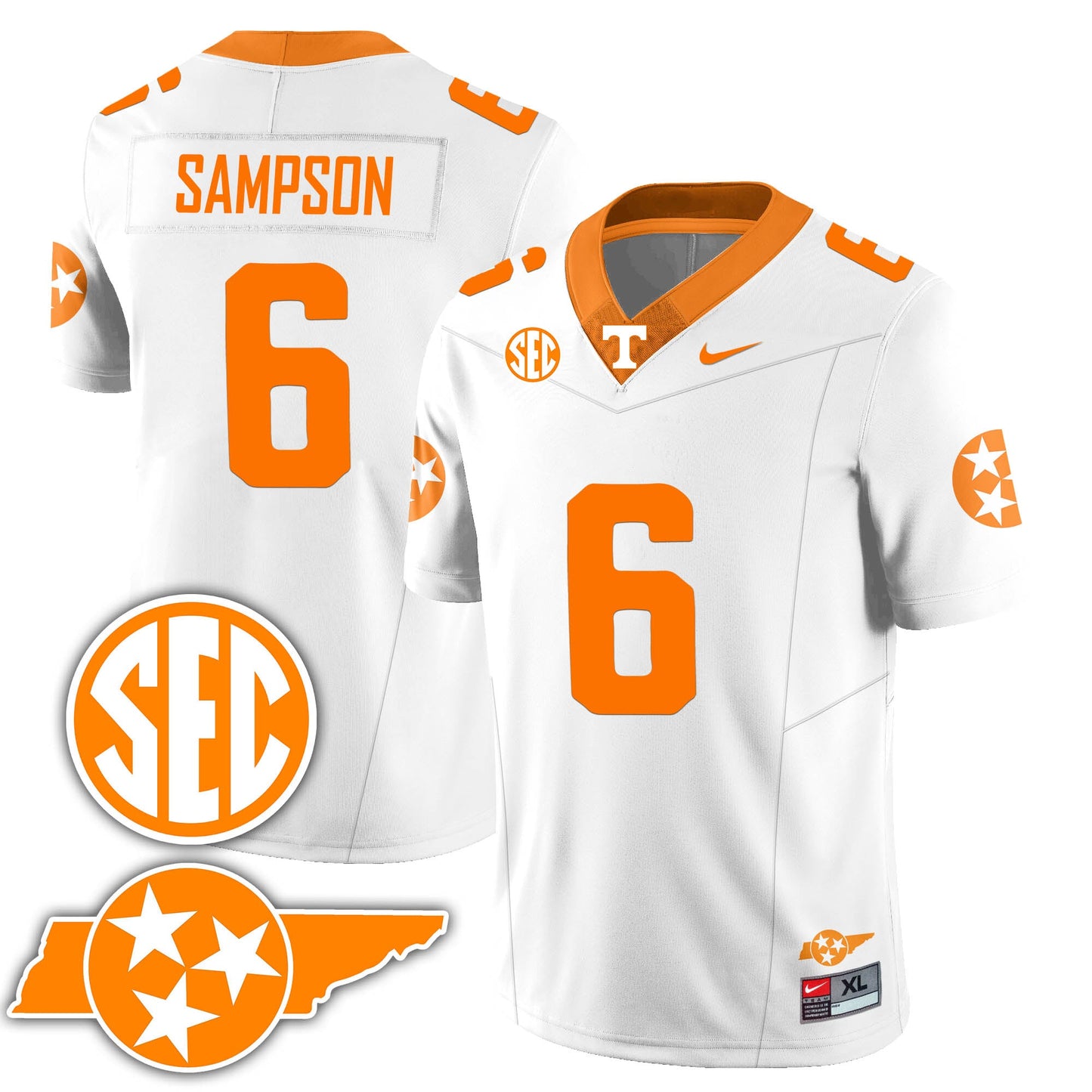 Tennessee Volunteers 2024 Football Vapor Limited Jersey - All Stitched