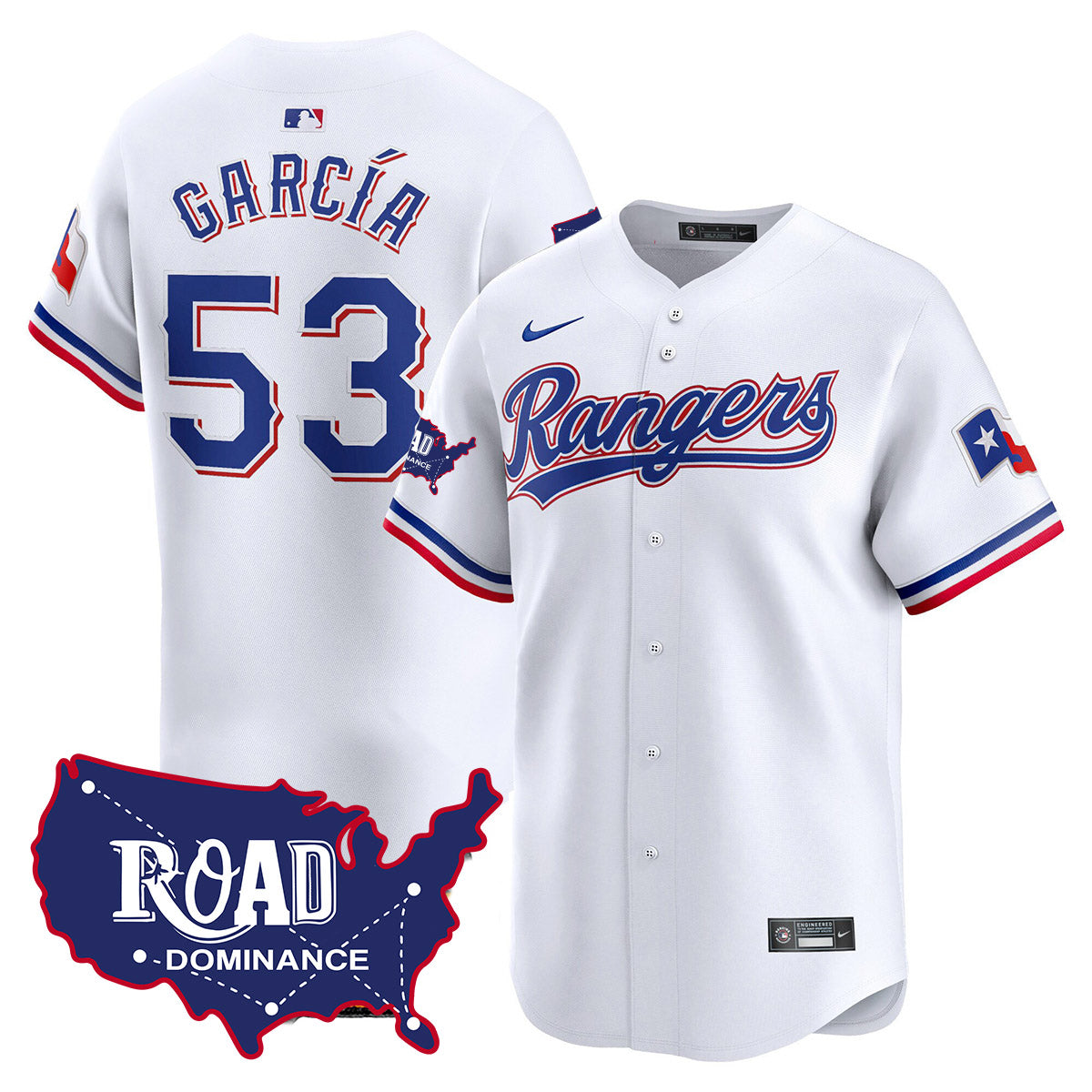 Rangers 2024 Limited Jersey TLA - Road Dominance - All Stitched