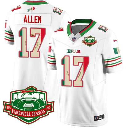 BUF Mexico Vapor Limited Jersey - All Stitched