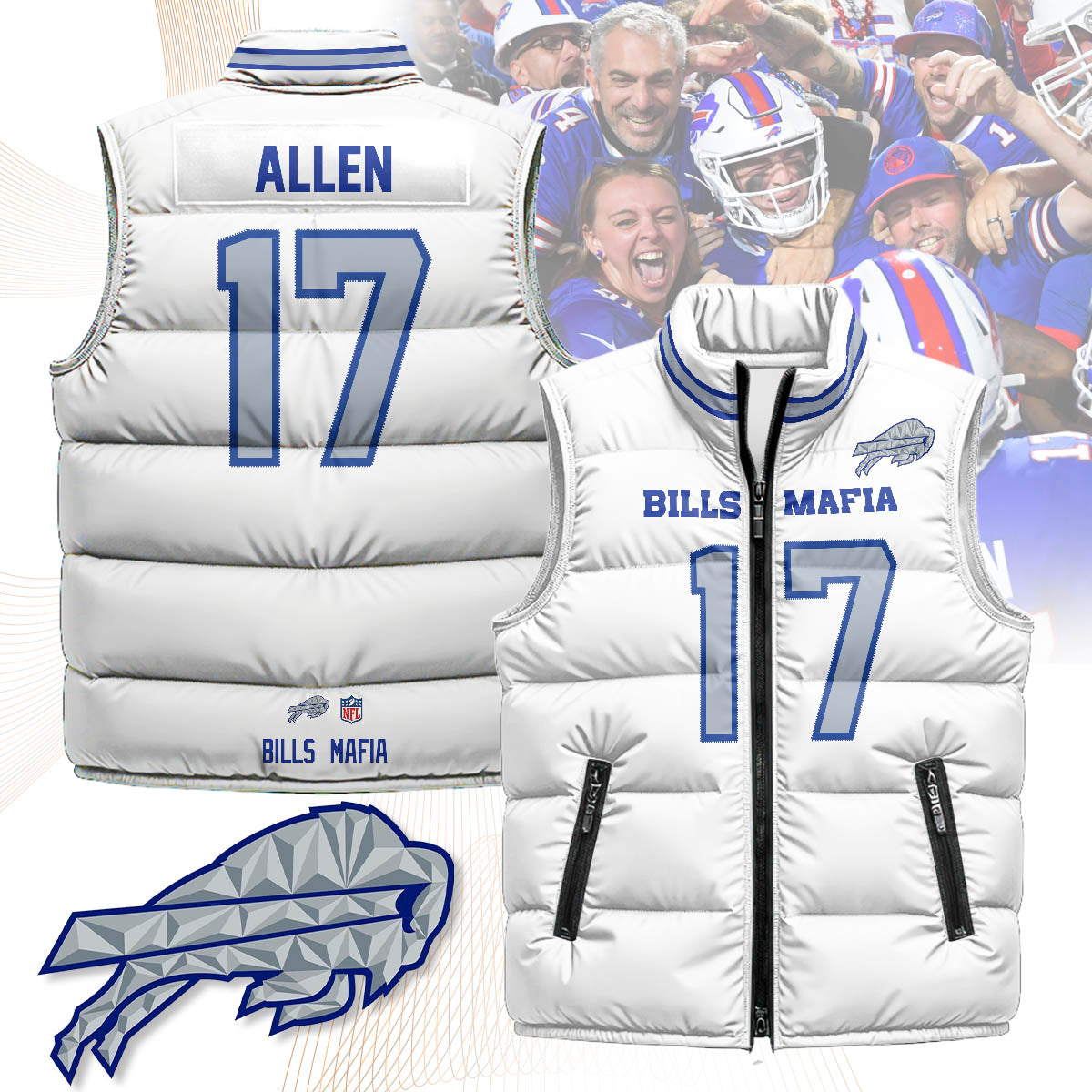Buffalo Bills Rivalry Series Puffer Vest