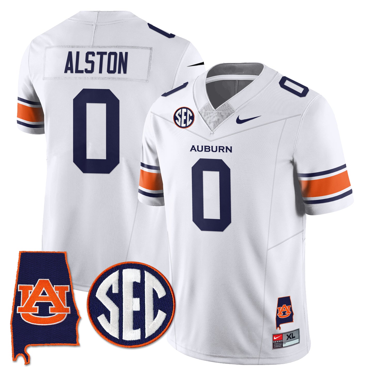 Auburn Tigers 2025 Alabama Patch Vapor Limited Jersey - All Stitched