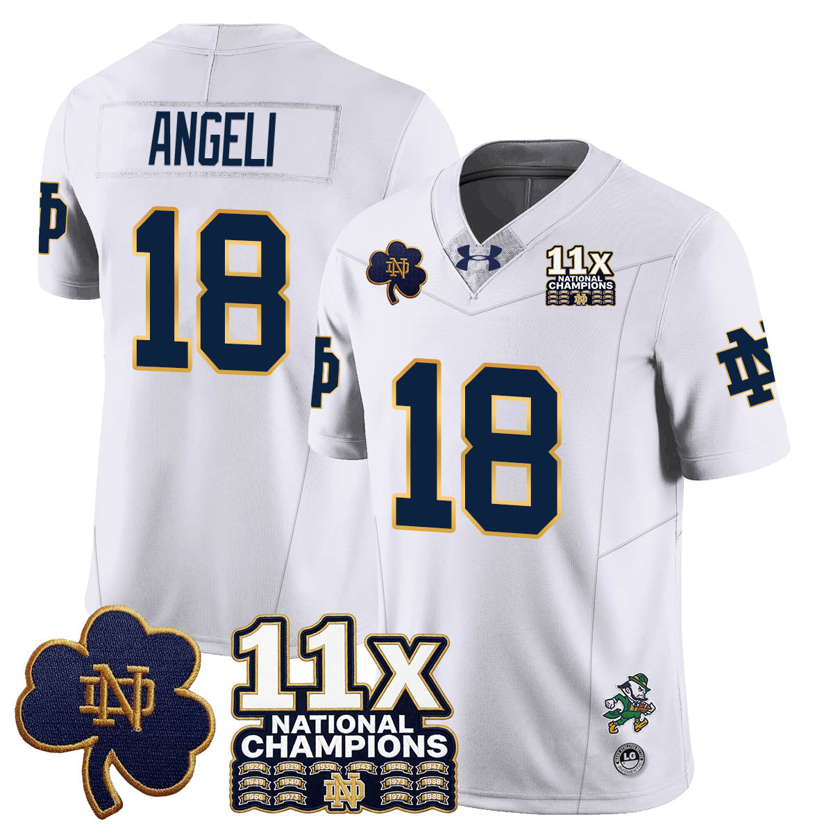 ND 11x-Time National Champions Vapor Limited Jersey