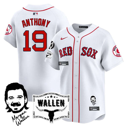 Boston Red Sox Morgan Wallen 2025 Jersey - All Stitched