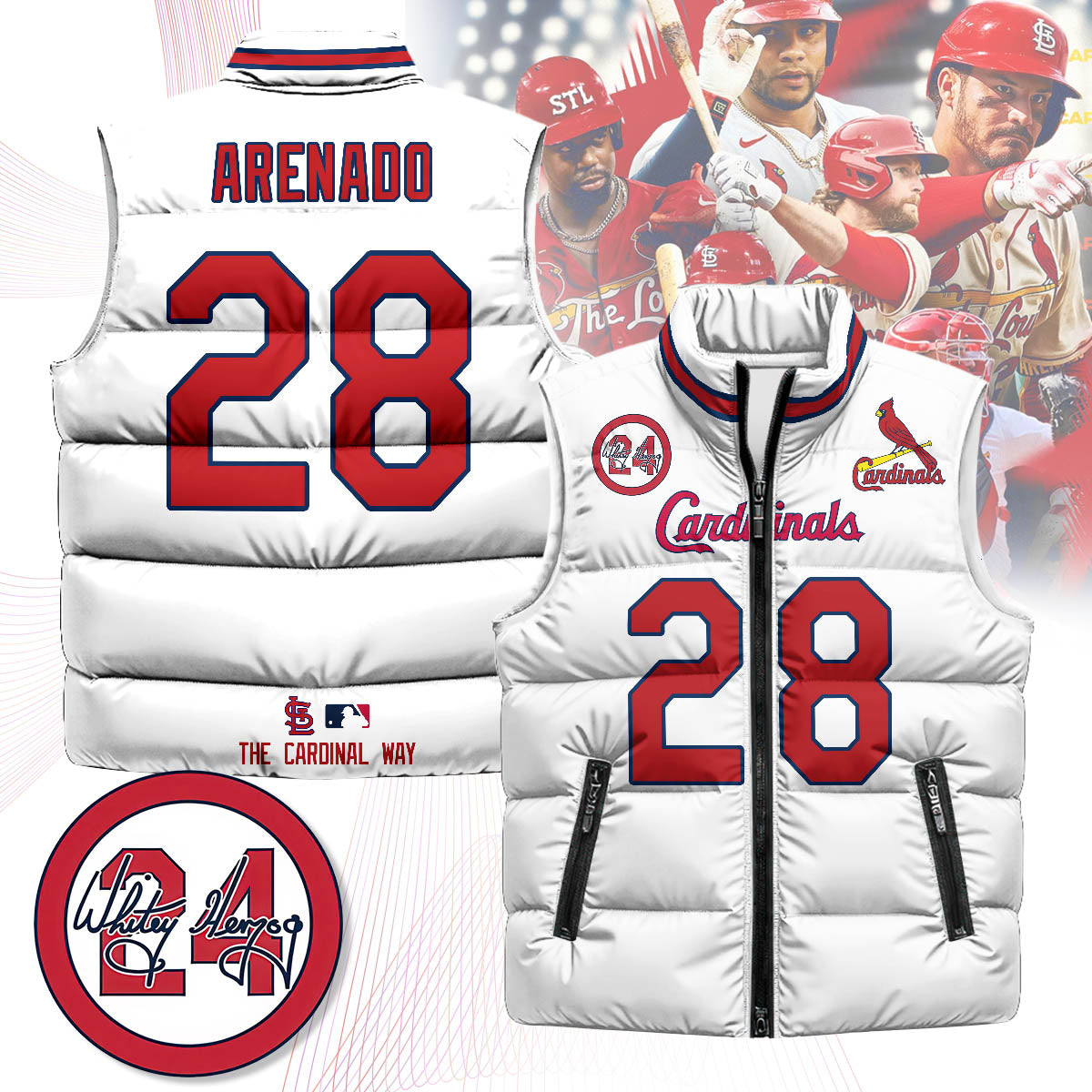 St. Louis Cardinals Unisex Puffer Vest