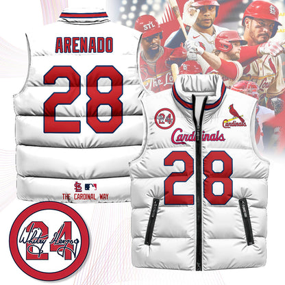 St. Louis Cardinals Unisex Puffer Vest