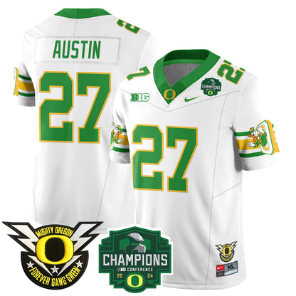 Oregon Ducks 2024 Big Ten Champions Jersey - All Stitched