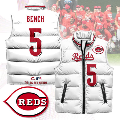 Cincinnati Reds Unisex Puffer Vest