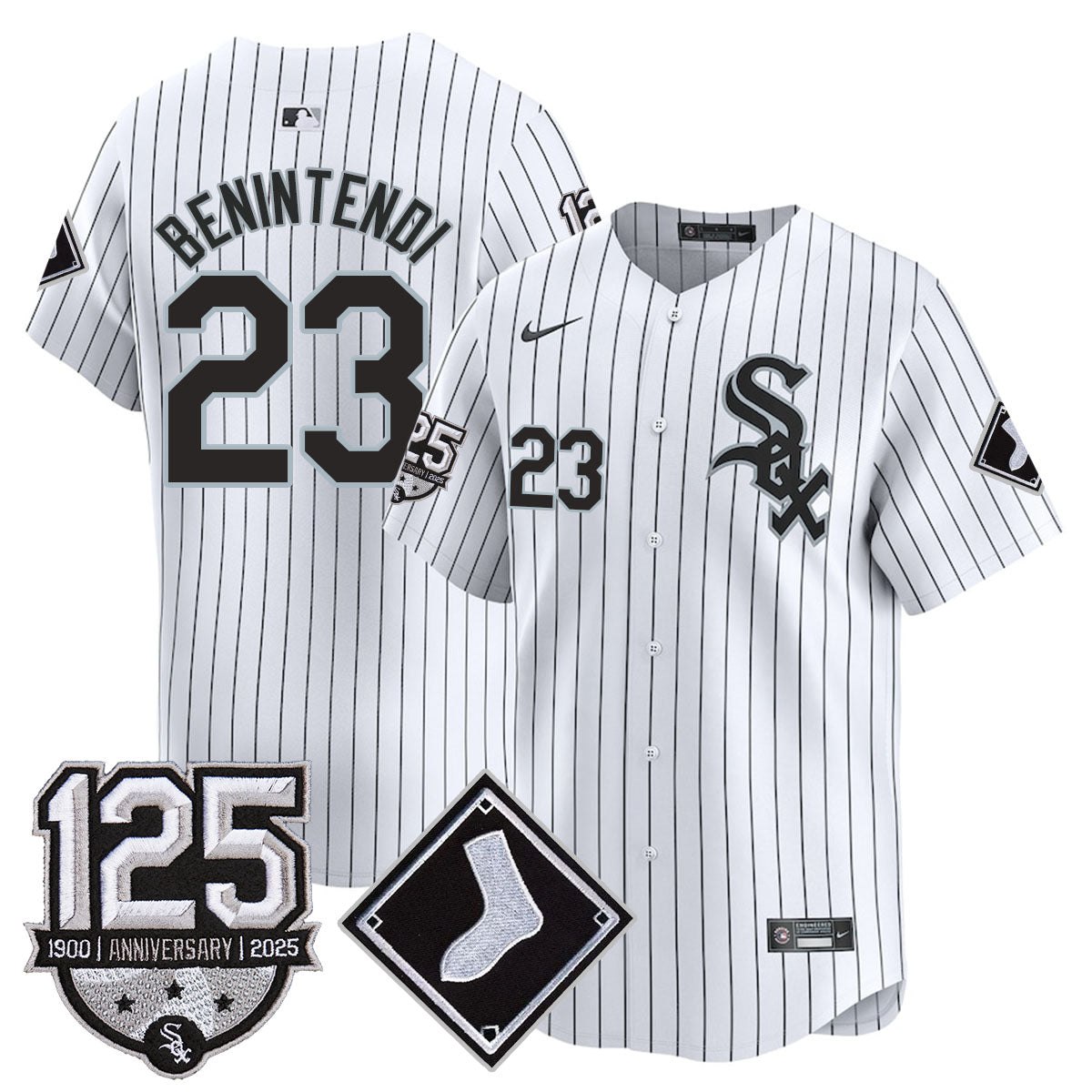 Chicago White Sox 125th Anniversary Jersey - All Stitched