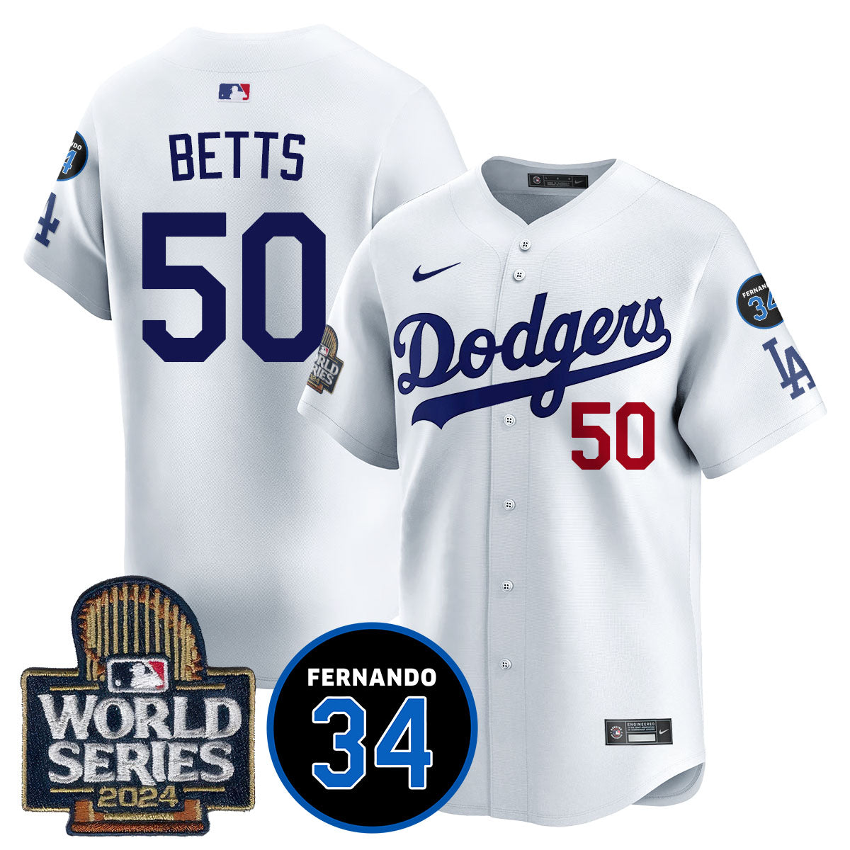 Dodgers Fernando Valenzuela Memorial Jersey - All Stitched