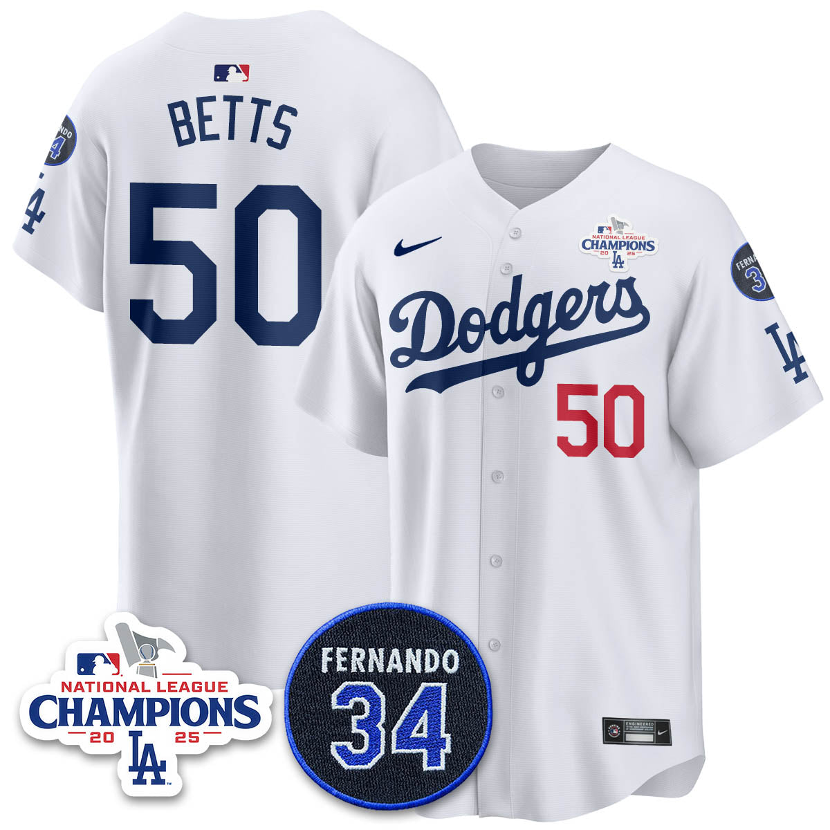 LAD 2025 NL Champions Jersey - All Stitched