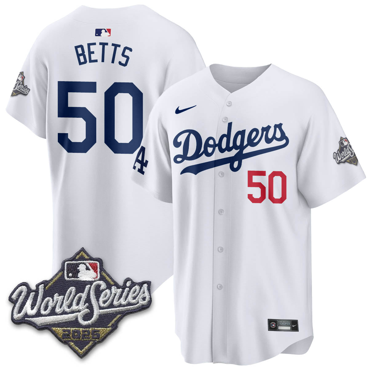 LAD 2025 World Series Jersey - All Stitched