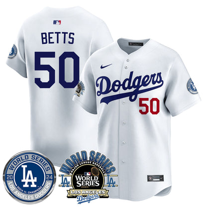 Los Angeles Dodgers World Series 2024 Jersey - All Stitched