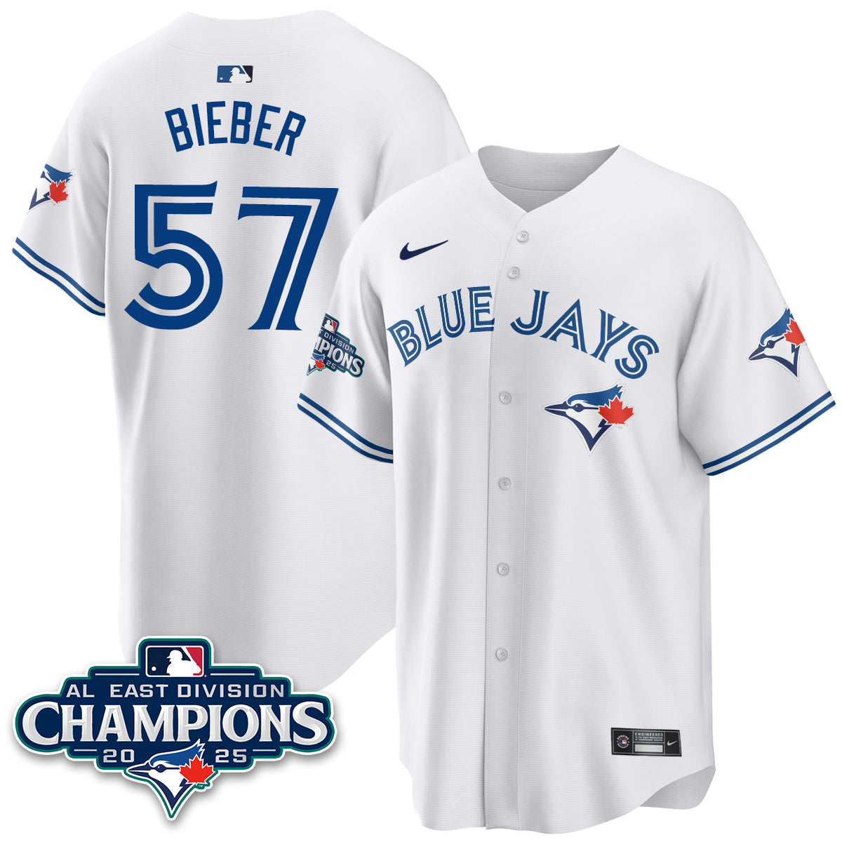 TBJ AL East Division Champions Jersey - All Stitched