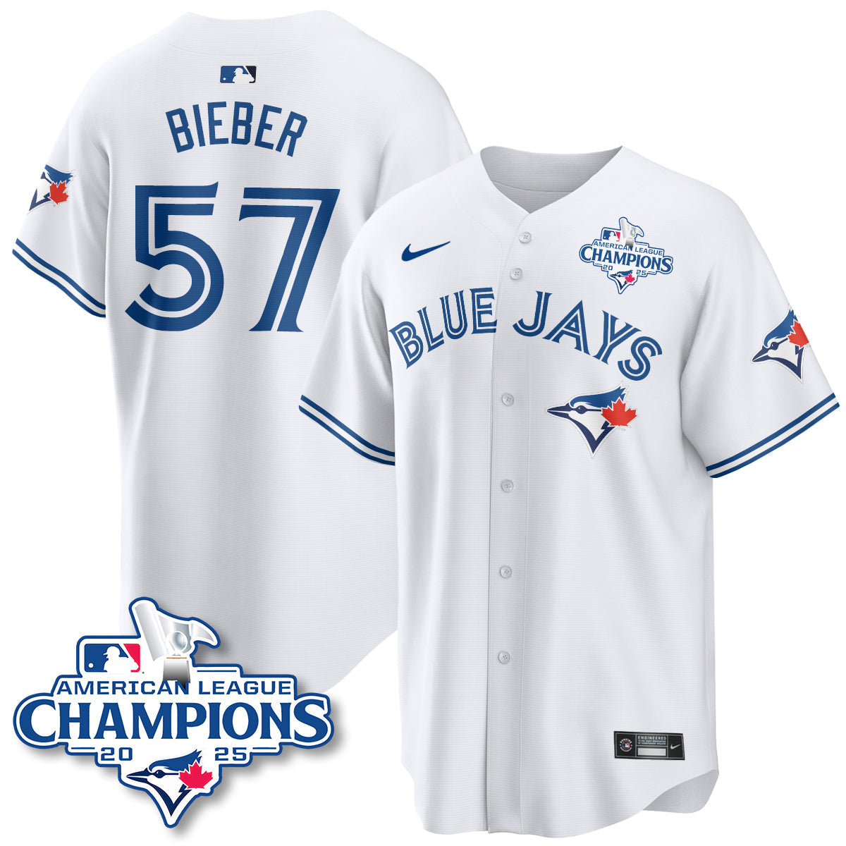 TOR 2025 American League Champions Jersey - All Stitched