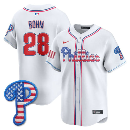 Philadelphia Phillies 2025 Fourth of July Jersey - All Stitched