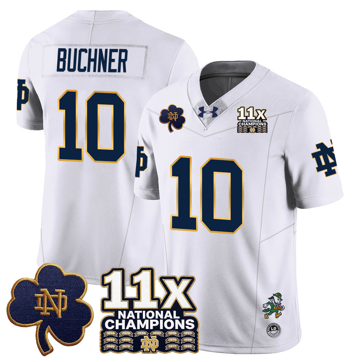 ND 11x-Time National Champions Vapor Limited Jersey