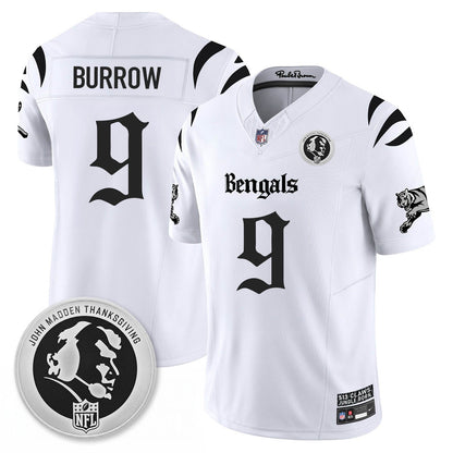 CIN Gothic Vapor Limited Jersey - John Madden Patch - All Stitched